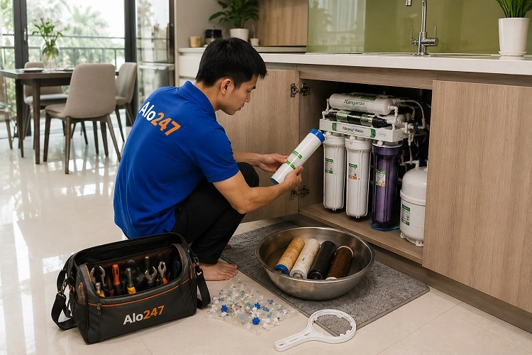 Thợ alo247 Sửa máy lọc nước tại Phú Thượng