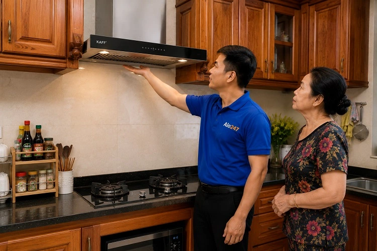 Thợ alo247 bàn giao dịch vụ