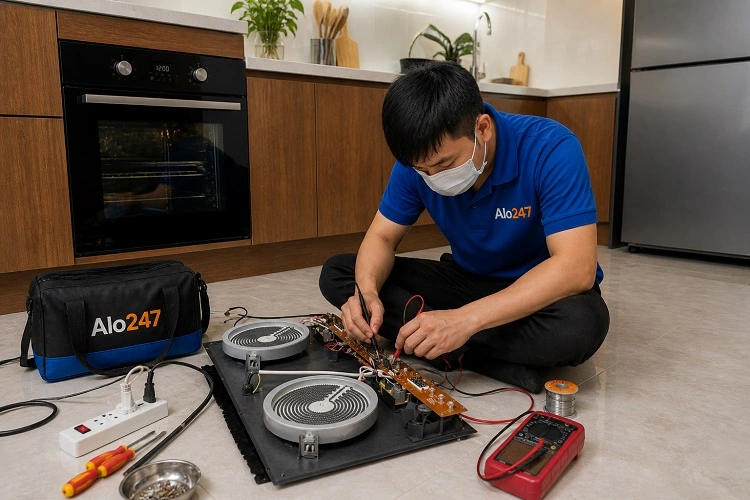 Thợ alo247 sửa bếp từ Zemmer
