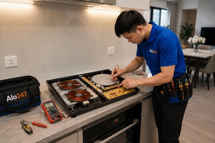 Thợ alo247 sửa bếp từ tại Hoàng Mai