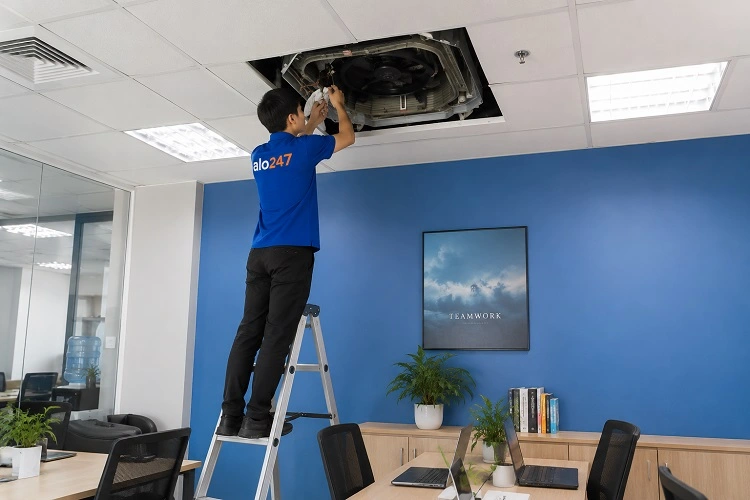 Thợ alo247 sửa điều hoà âm trần tại Xuân Phương