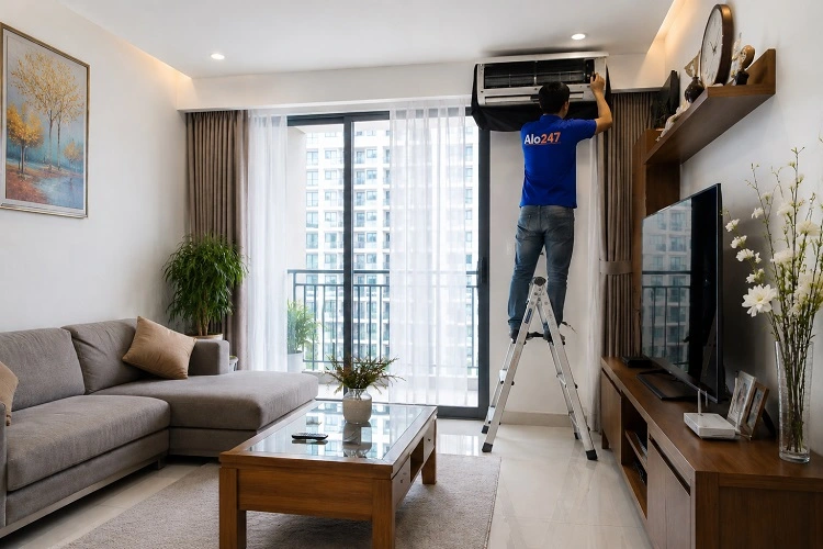 Thợ alo247 sửa điều hoà không lên nguồn tại Tây Mỗ