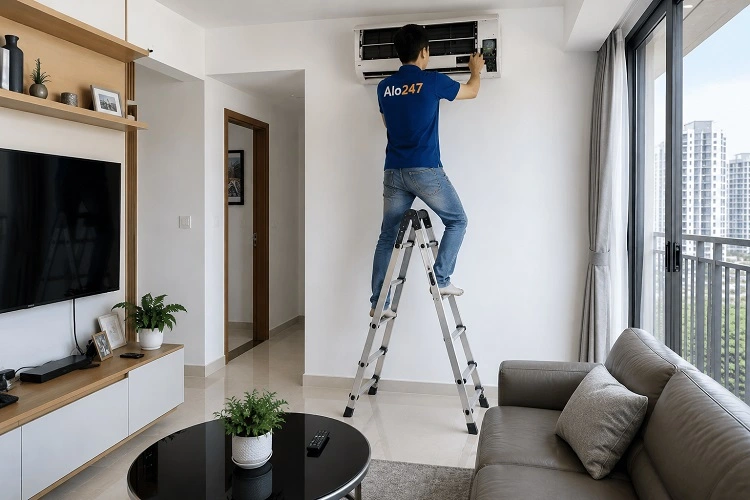 Thợ alo247 sửa điều hoà không lên nguồn tại Xuân Đỉnh