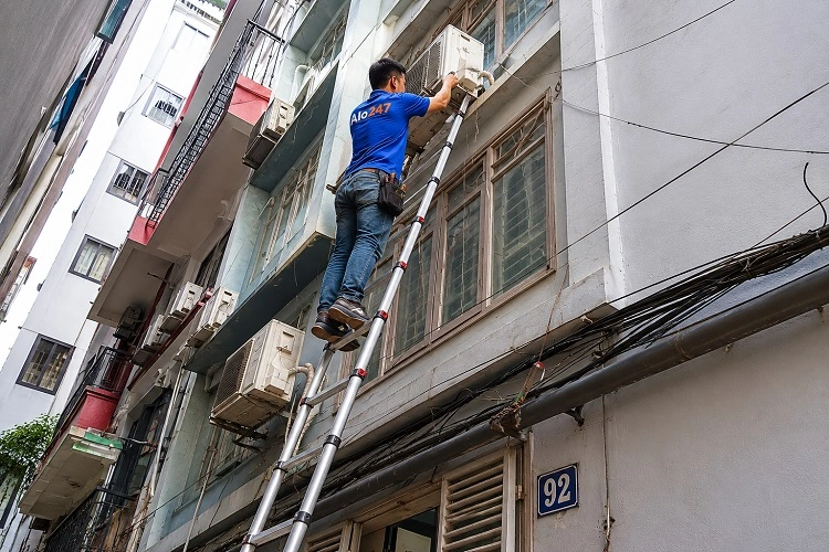 Thợ alo247 sửa điều hoà lỗi không mát tại Vĩnh Tuy