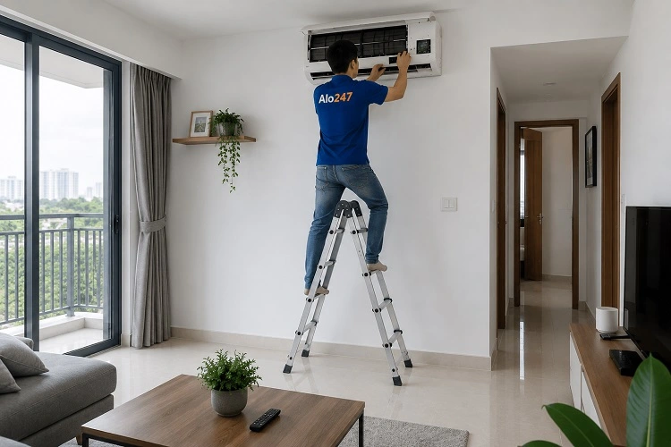 Thợ alo247 sửa điều hoà tại Khương Đình