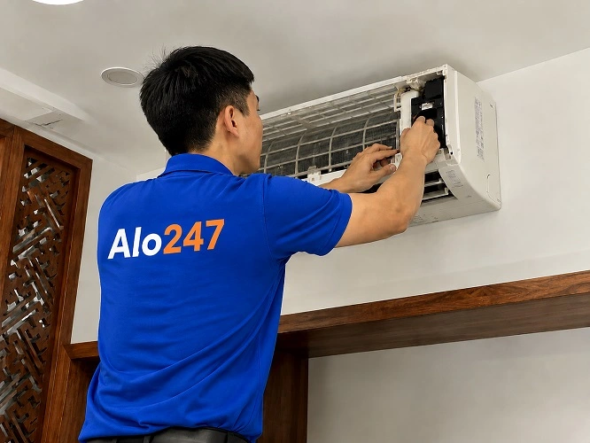 Thợ alo247 sửa điều hoà tại Kim Kiên