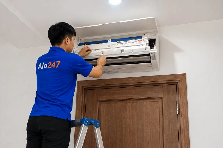 Thợ alo247 sửa điều hoà tại Ngọc Hà