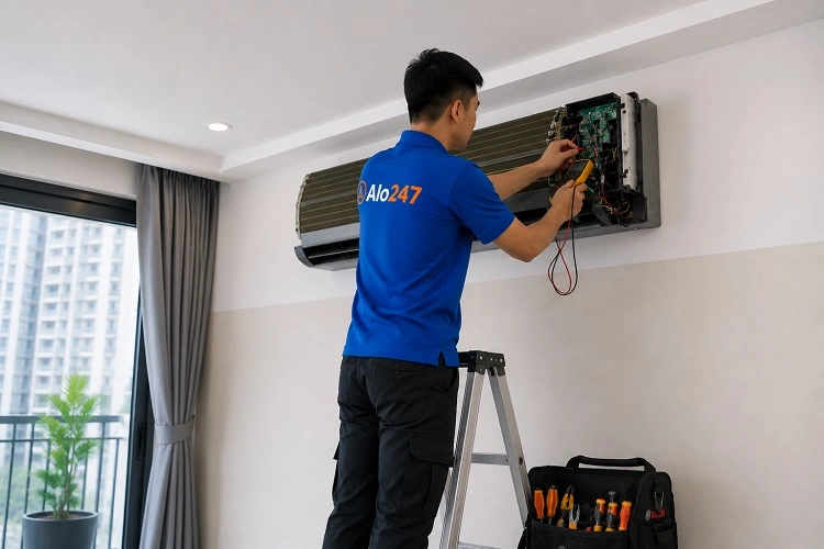 Thợ alo247 sửa điều hoà tại Phú Lương