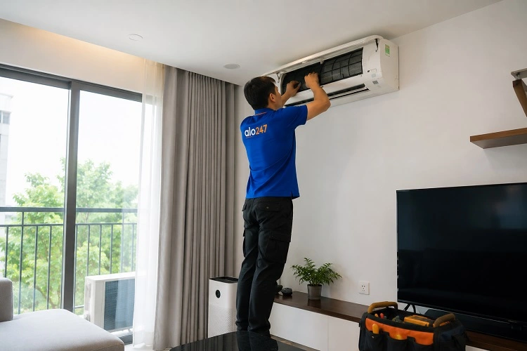 Thợ alo247 sửa điều hoà tại Xuân Phương