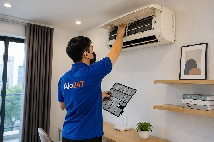 Thợ alo247 sửa điều hoà tại Yên Sở