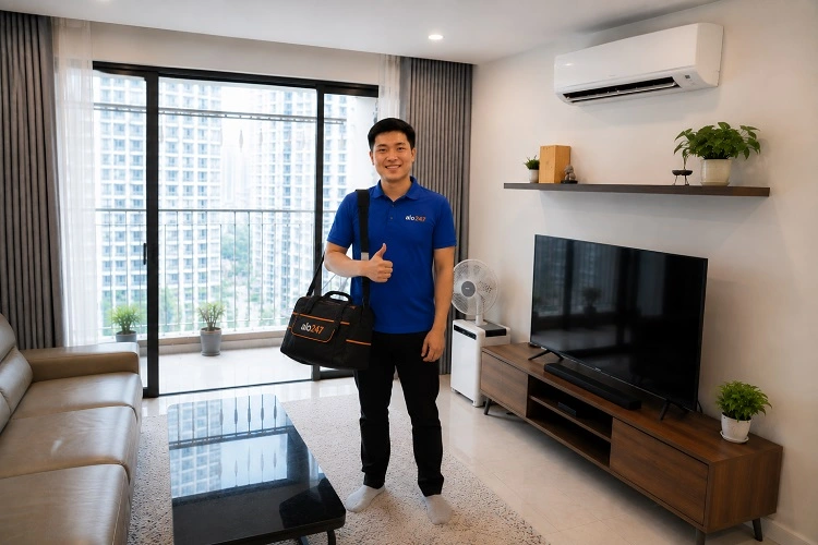 Thợ alo247 sửa điều hoà uy tín tại Bồ Đề