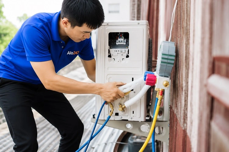 Thợ alo247 sửa điều hoà uy tín tại Văn Miếu