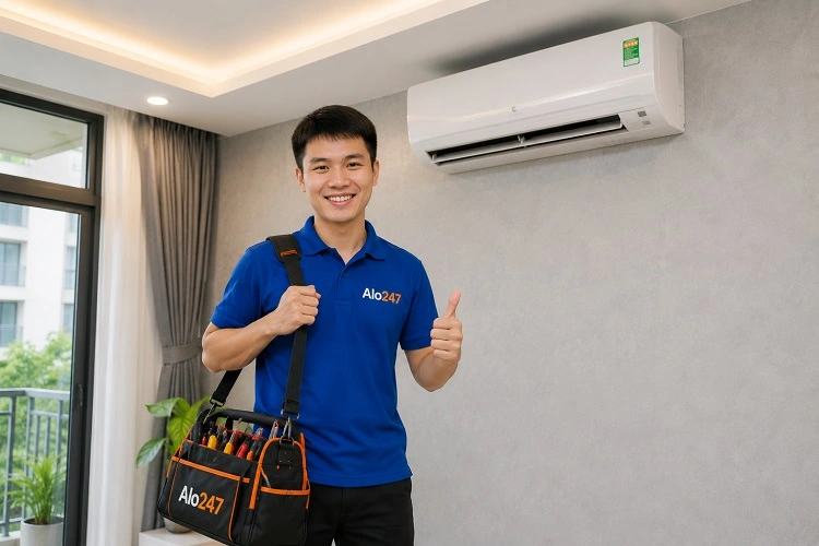 Thợ alo247 sửa điều hoà uy tín tại Vĩnh Hưng
