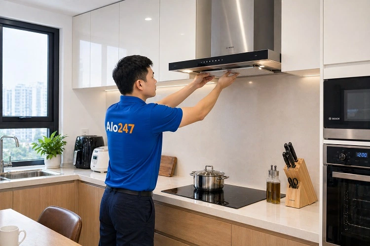 Thợ alo247 sửa máy hút mùi