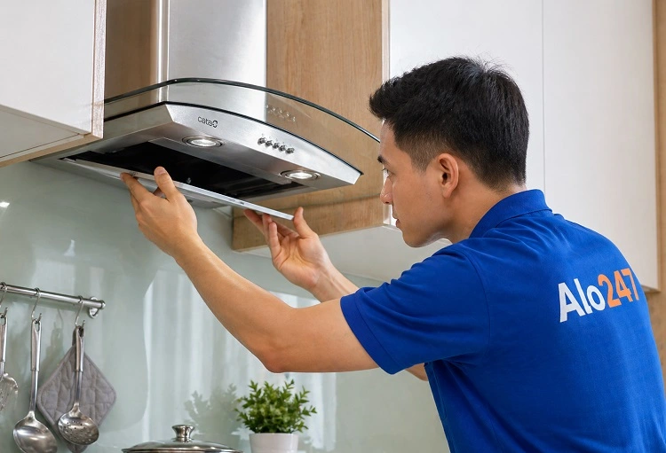 Thợ alo247 sửa máy hút mùi bếp Cata