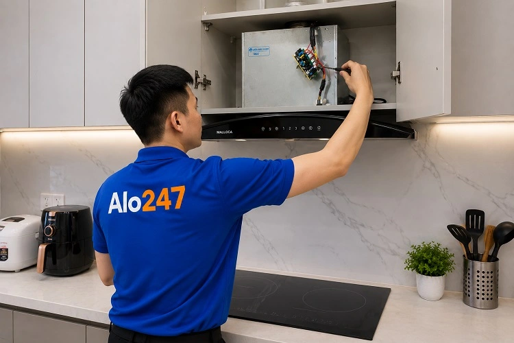 Thợ alo247 sửa máy hút mùi tại Hai Bà Trưng