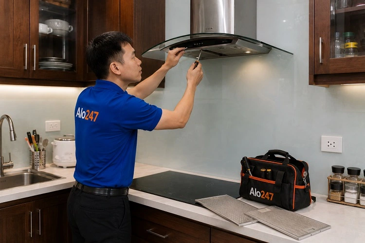 Thợ alo247 sửa máy hút mùi tại Yên Nghĩa
