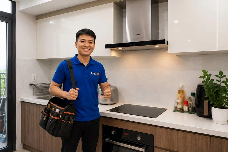 Thợ alo247 sửa máy hút mùi uy tín tại Quang Minh