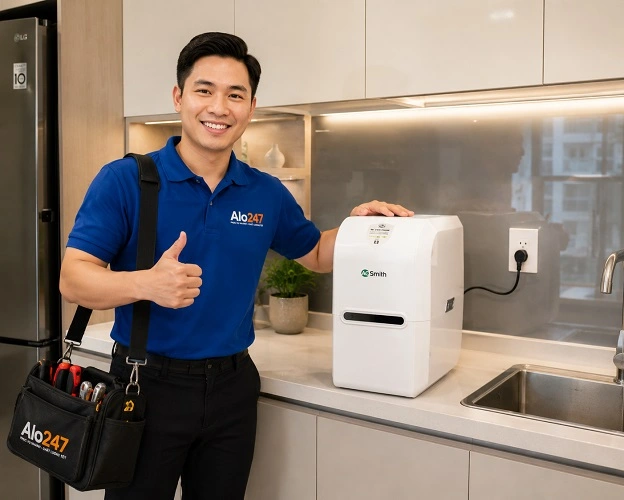 Thợ alo247 sửa máy lọc nước AO Smith uy tín