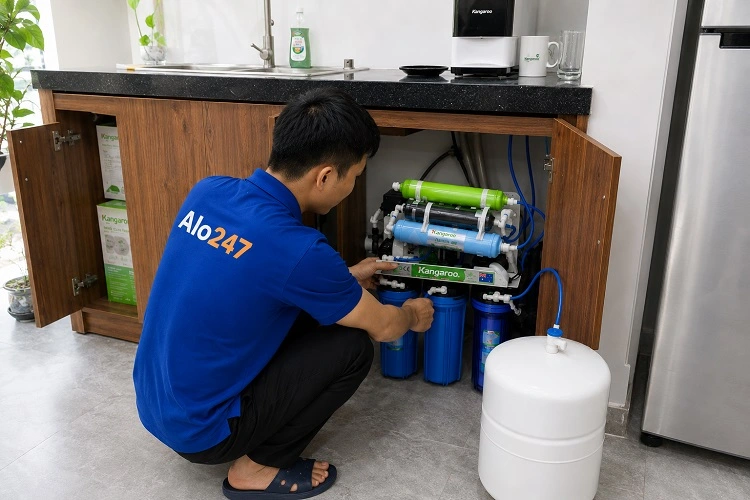 Thợ alo247 sửa máy lọc nước bị lọc chậm uy tín tại Phúc Lợi
