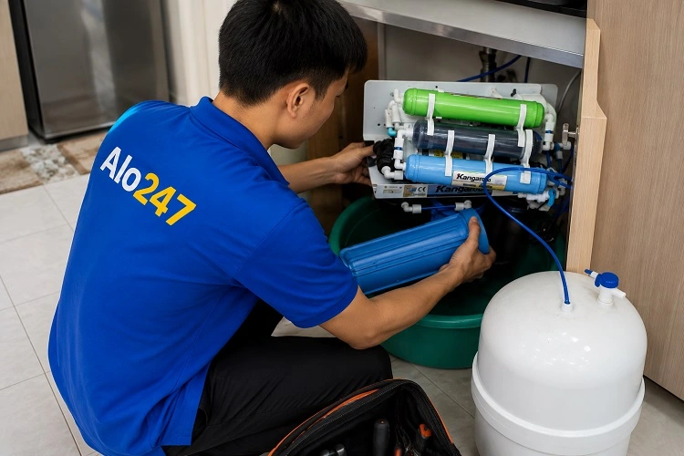 Thợ alo247 sửa máy lọc nước tại Bát Tràng