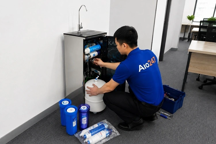 Thợ alo247 sửa máy lọc nước tại Bồ Đề