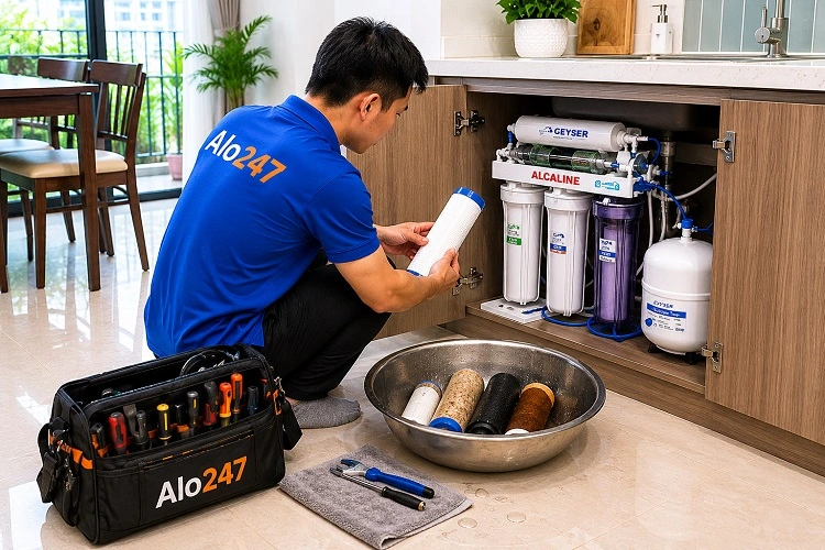 Thợ alo247 sửa máy lọc nước tại Khương Đình