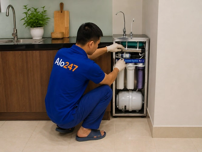 Thợ alo247 sửa máy lọc nước tại Láng