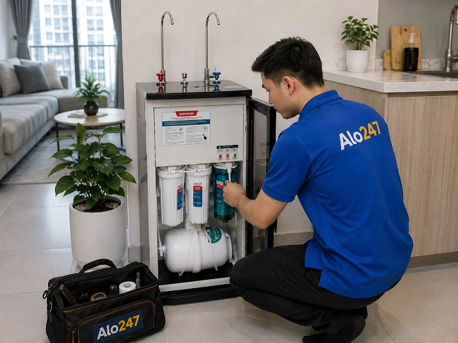 Thợ alo247 sửa máy lọc nước tại Phú Lương