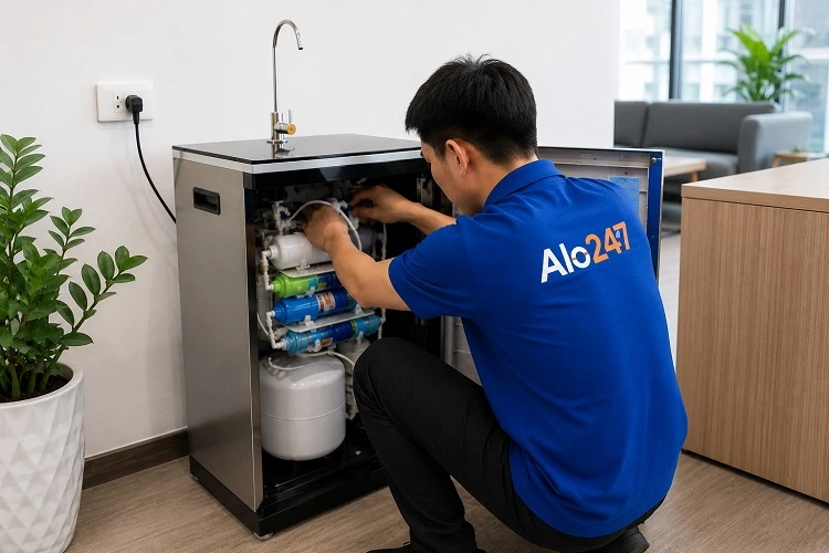 Thợ alo247 sửa máy lọc nước tại Tây Tựu