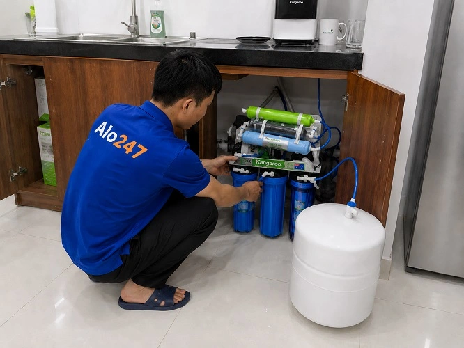 Thợ alo247 sửa máy lọc nước tại Việt Hưng