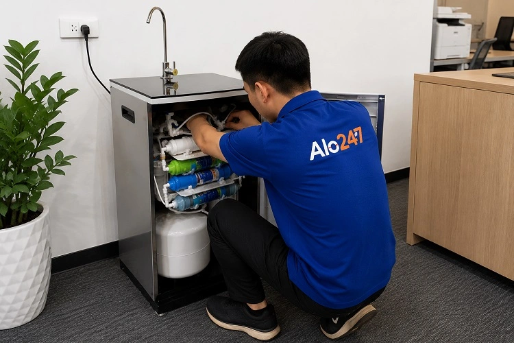 Thợ alo247 sửa máy lọc nước tại Vĩnh Hưng