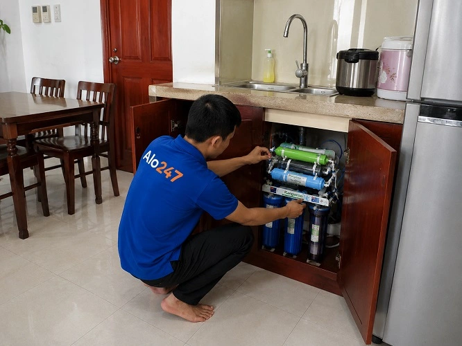 Thợ alo247 sửa máy lọc nước tại Xuân Phương