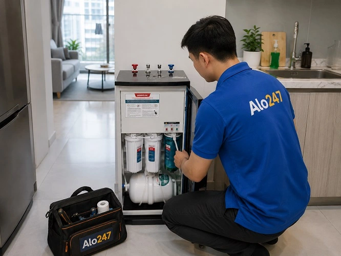 Thợ alo247 sửa máy lọc nước tại Yên Nghĩa