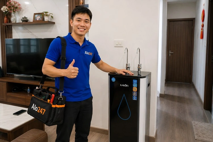 Thợ alo247 sửa máy lọc nước uy tín tại Khương Đình