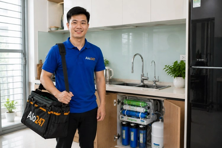 Thợ alo247 sửa máy lọc nước uy tín tại Thượng Cát