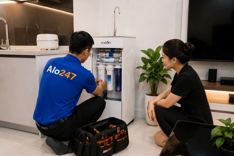 Thợ alo247 tư vấn phương án sửa máy lọc nước tại Bạch Mai