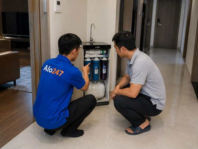 Thợ alo247 sửa máy lọc nước tại Văn Miếu