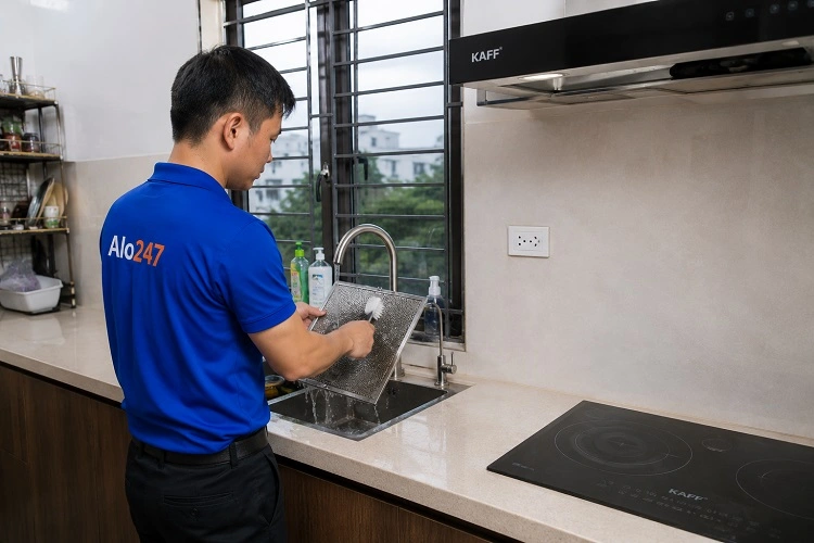Thợ alo247 vệ sinh máy hút mùi tại Yên Nghĩa