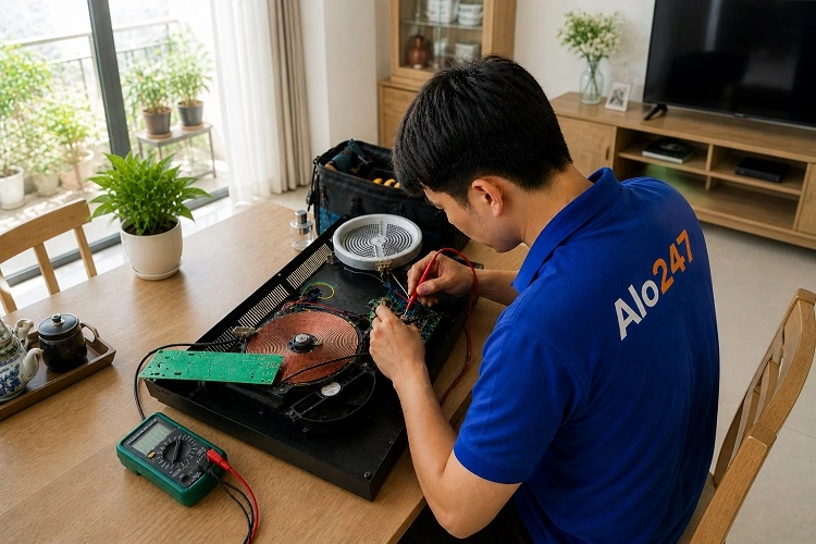 Thợ sửa bếp từ Cata tại Hà Nội của alo247