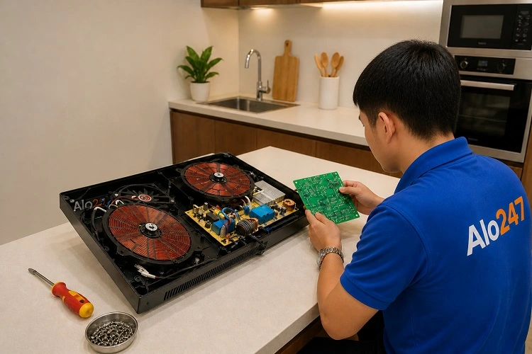 Thợ sửa bếp từ Fagor của Alo247