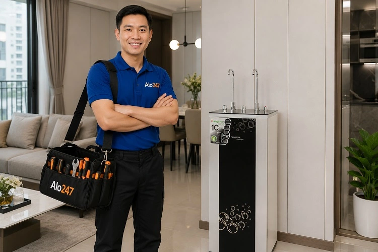 Thợ sửa chữa máy lọc nước Kangaroo của alo247