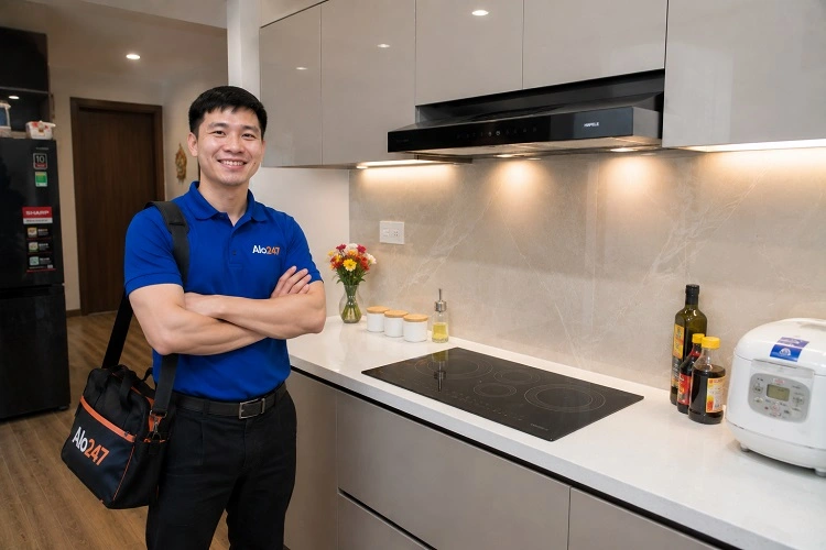 Thợ sửa máy hút mùi chuyên nghiệp tại Yên Nghĩa của alo247