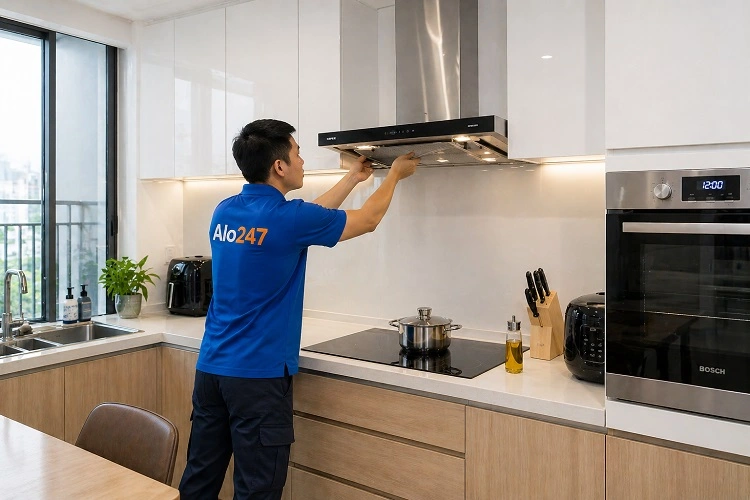 Thợ sửa máy hút mùi tại Hai Bà Trưng của alo247