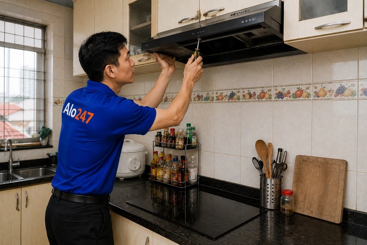 Thợ sửa máy hút mùi tại Thanh Trì của alo247