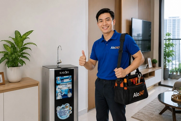 Thợ sửa máy lọc nước Karofi của alo247