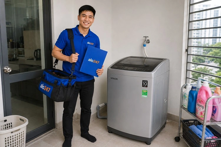 Alo247 sửa máy giặt uy tín tại Kiến Hưng