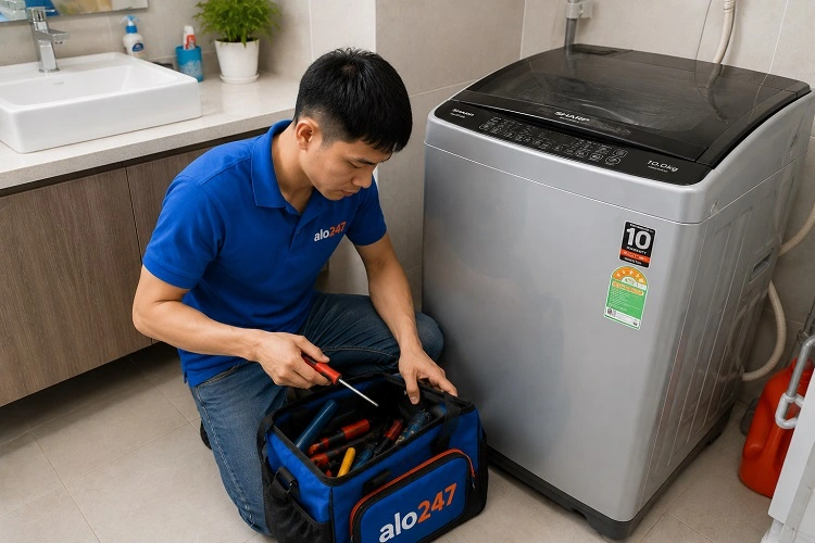 Alo247 sửa máy giặt uy tín tại Thượng Cát