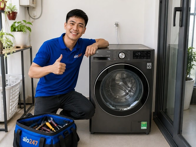 Alo247 sửa máy giặt uy tín tại Việt Hưng