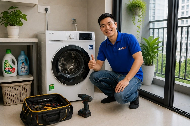 Alo247 sửa máy giặt uy tín tại Yên Sở